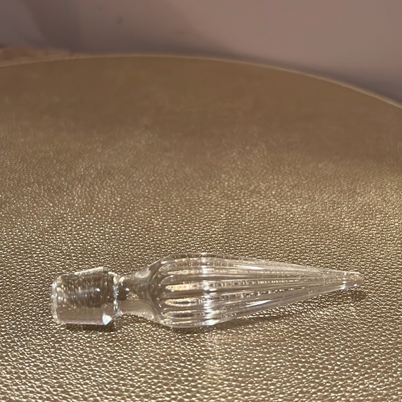 Waterford Crystal Lismore Round Perfume Bottle & Stopper Signed - Picture 9 of 15